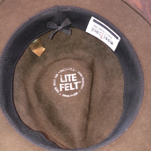 Minnetonka green wool felt hat water repellent main image 5